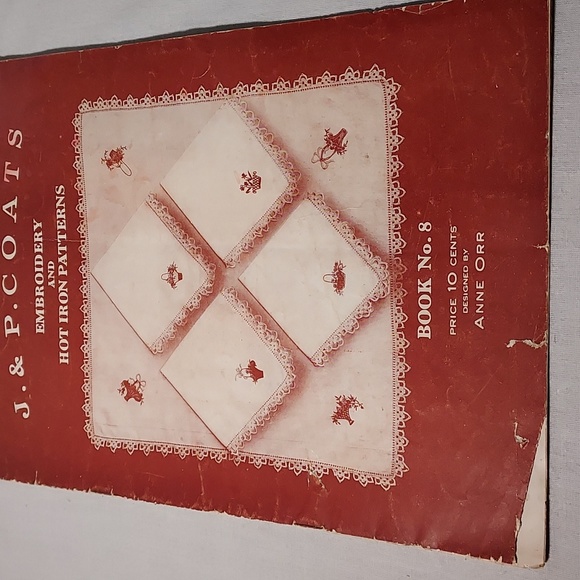 Vintage 1921 J & P Coats Embroidery and Hot Iron Patterns - Picture 1 of 10